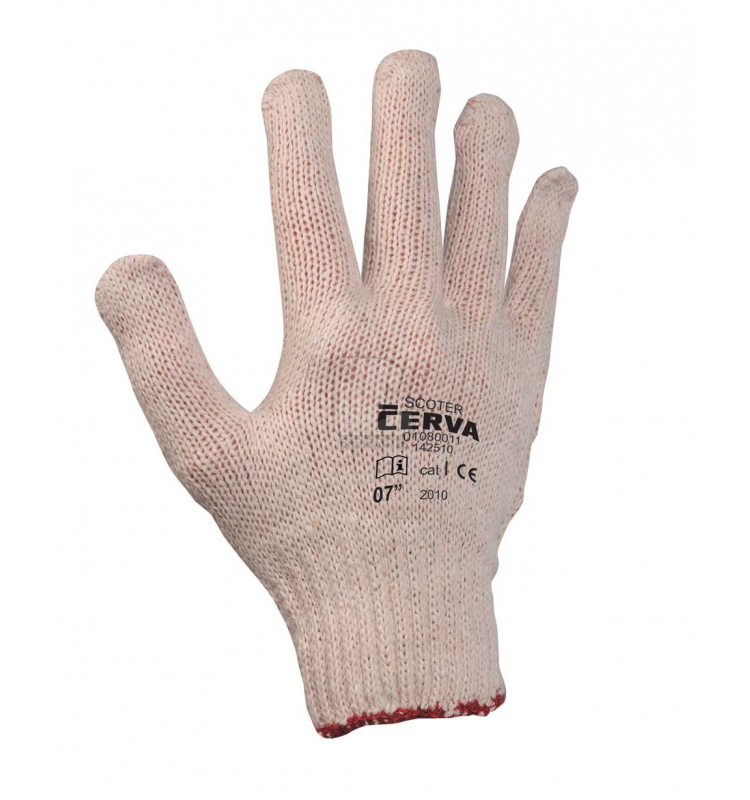 Povrstvené PVC - Rukavice SCOTER (12 párov)