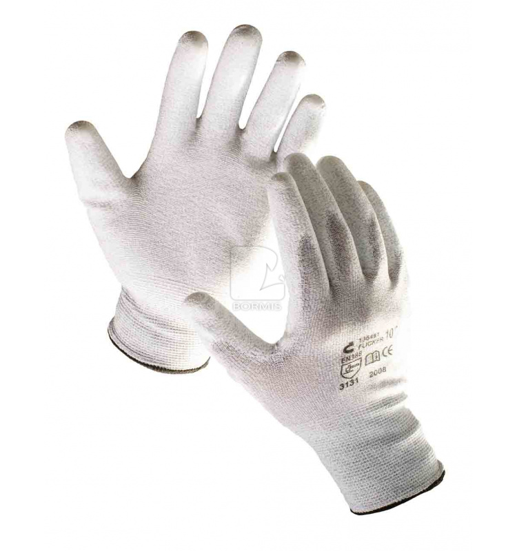 Povrstvené Polyuretán - Rukavice FLICKER (12 párov)