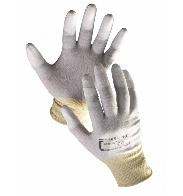 Povrstvené Polyuretán - Rukavice TEREL (12 párov)