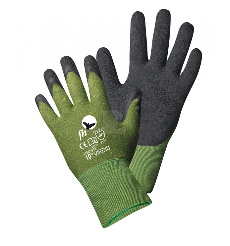 Povrstvené Latex - Rukavice VIRDIS