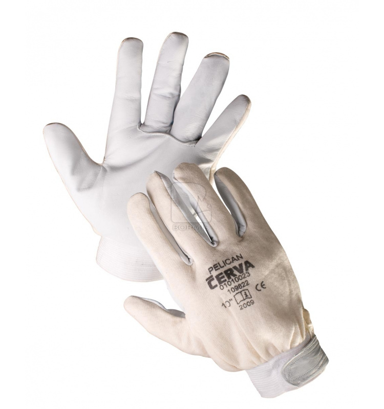 Kombinované pracovné rukavice - Rukavice PELICAN (12 párov)