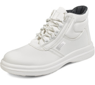 Biela pracovná a zdravotná obuv - ASTURA S1 členková