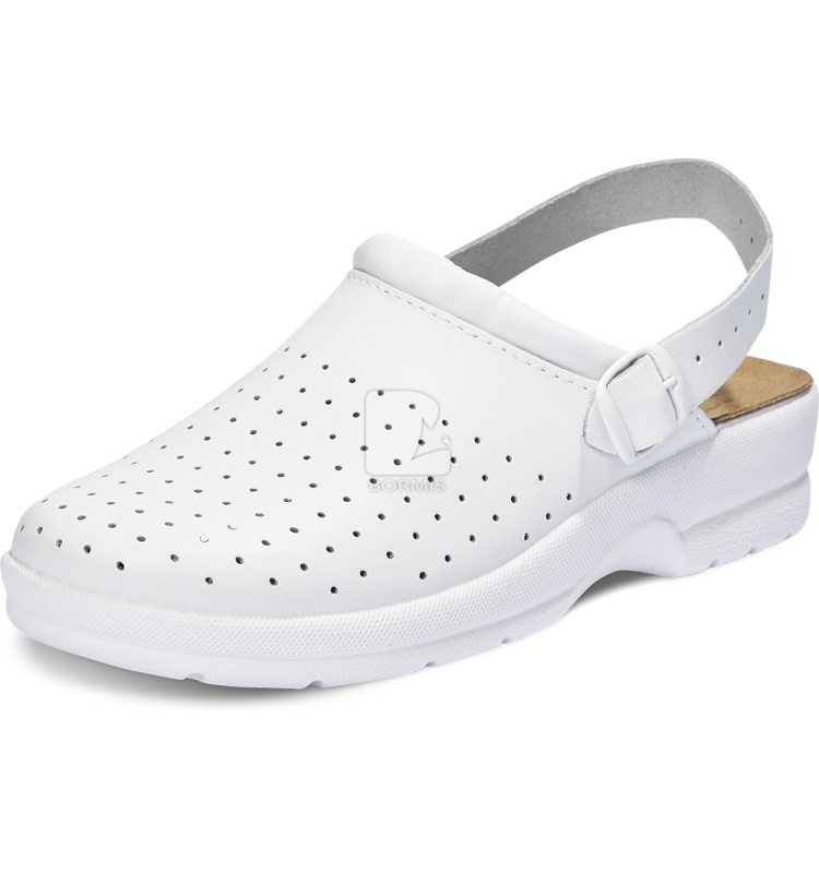 Biela pracovná a zdravotná obuv - TANOHA OB SRA šľapky