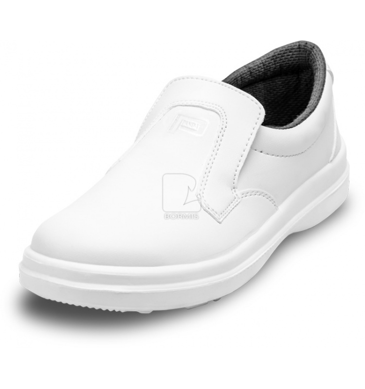 Biela pracovná a zdravotná obuv - SIATA O1 mokasíny