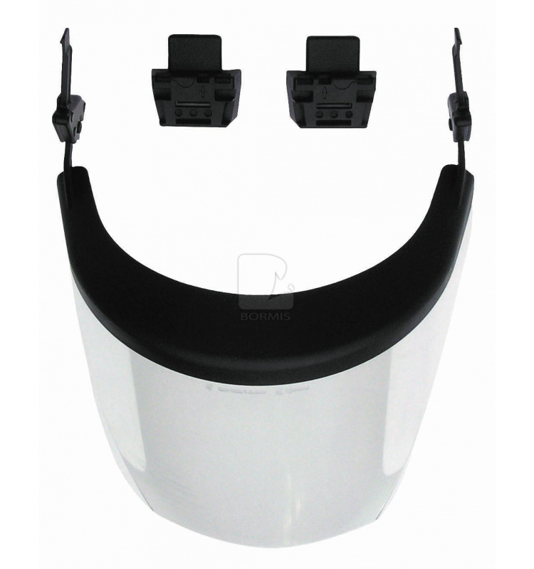 Príslušenstvo ochranných pomôcok - POLYKARBONÁTOVÝ ŠTÍT S DRŽIAKOM pre prilby MK7, MK2, MK3