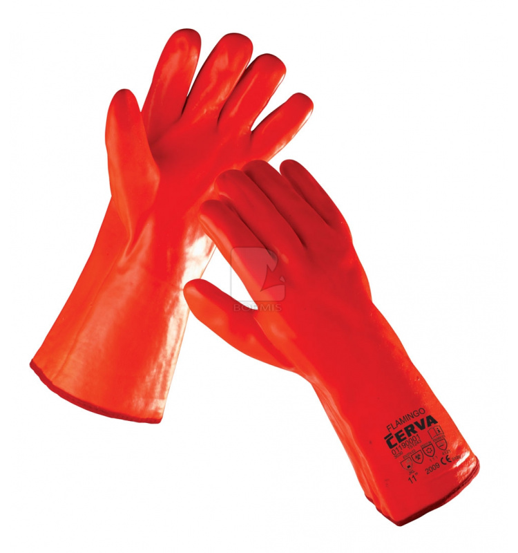 Protichemické pracovné rukavice - Rukavice FLAMINGO