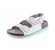 Biela pracovná a zdravotná obuv - CXS CORK MEGI sandál