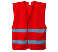 Reflexné vesty - Vesta IONA červená F474
