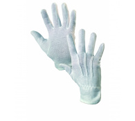Textilné rukavice s terčíkmi - Rukavice CXS MAWA (12 párov)