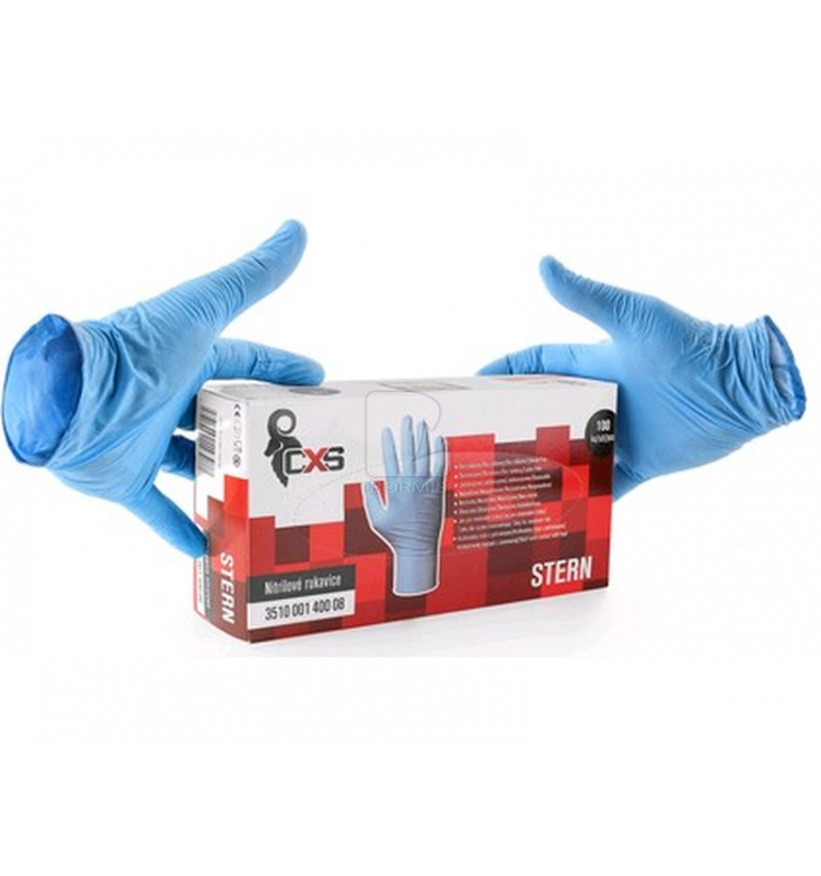 Jednorazové pracovné rukavice - Rukavice jednorázové CXS STERN nitrilové nepúdrované