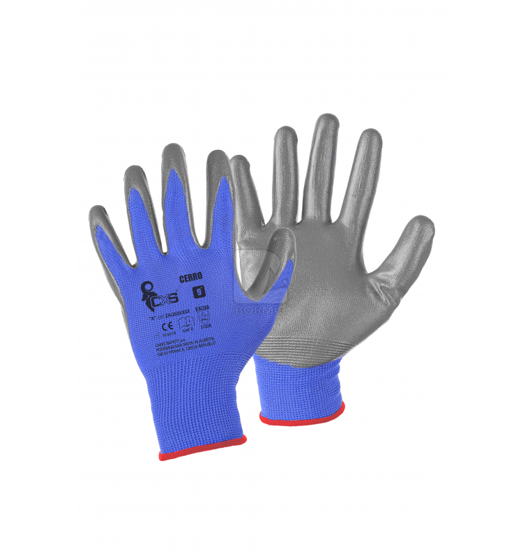 Povrstvené Nitril - Rukavice CXS CERRO (12 párov)