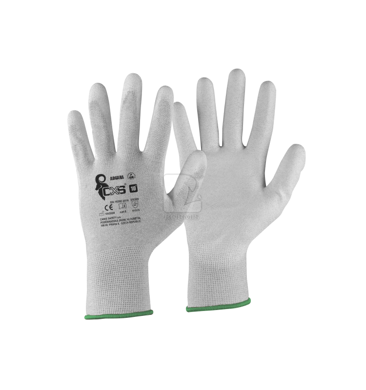 ESD pracovné rukavice - Rukavice ESD CXS ADGARA (12 párov)