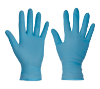 Jednorazové pracovné rukavice - Rukavice jednorázové ČERVA BARBARY nitrilové púdrované
