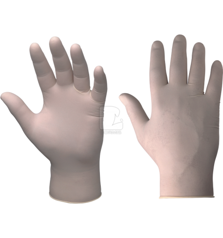 Jednorazové pracovné rukavice - Rukavice jednorázové ČERVA RUBETRA latexové nepúdrované