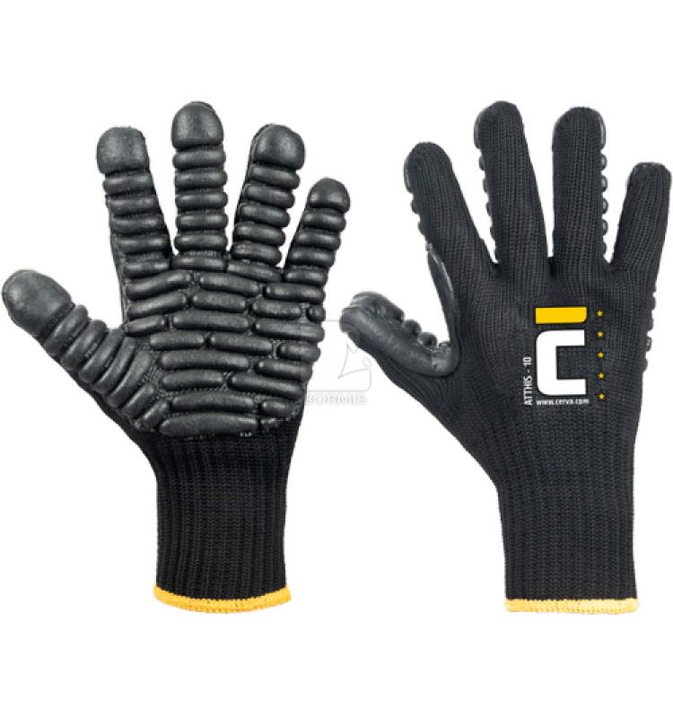 Antivibračné pracovné rukavice - Rukavice ČERVA  ATTHIS