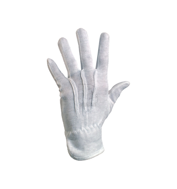 Textilné rukavice s terčíkmi - Rukavice textilné CXS MAWA (12 párov)