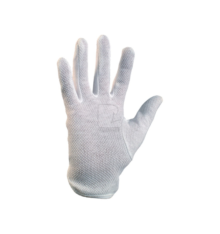 Textilné rukavice s terčíkmi - Rukavice textilné CXS MAWA (12 párov)