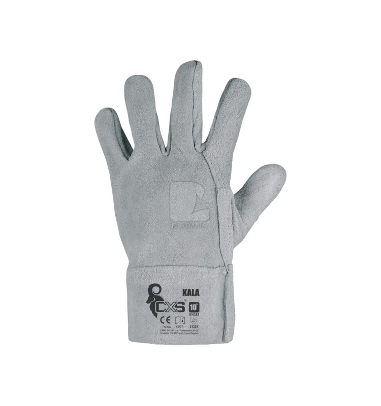 Kožené pracovné rukavice - Rukavice kožené CXS KALA (12 párov)