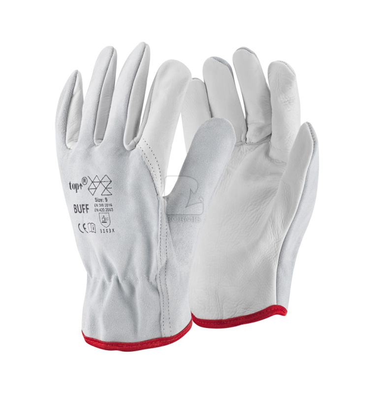 Kožené pracovné rukavice - Rukavice kožené TOP BUFF